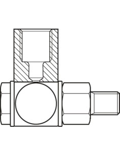 R341704409 RACOR M6X12,5/M8X1 90