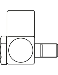 R341704809 SCHWENKVERSCHRAUBUNG M6X9,5/M8X1 90 GRD