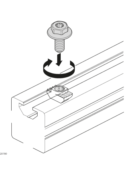 ✅ 3842541246 | TORNILLO CON BORDE M8X18-SW13-TX40 | Bosch Rexroth