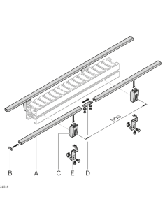 ✅ 3842531552 | SOPORTE 30X56X21,5 | Bosch Rexroth