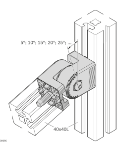 3842562087 ARTICULACION 40X40 LOCKABLE