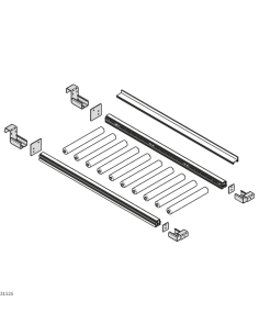 ✅ 3842525443 | PERFIL GUIA MV45 L3000 GR | Bosch Rexroth