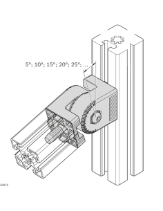 3842546564 ARTICULACION 45X45 LOCKABLE