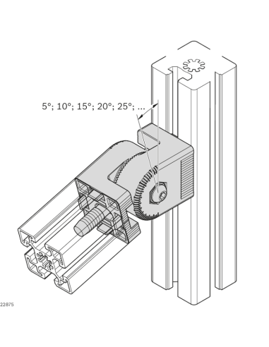 ✅ 3842546564 | ARTICULACION 45X45 LOCKABLE | Bosch Rexroth