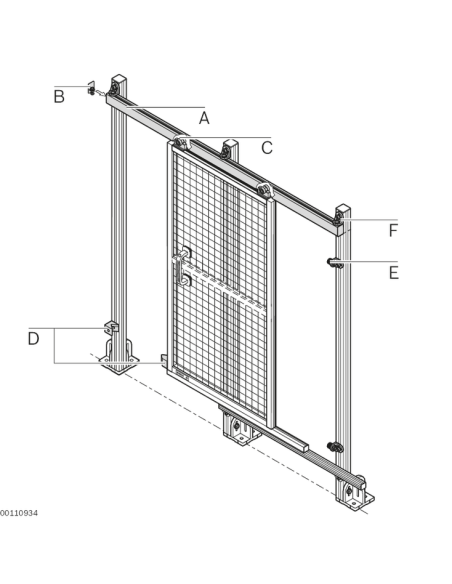 ✅ 3842554710 | PIEZA FINAL 30X45 C GREY | Bosch Rexroth