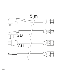 3842555607 CABLE ALIMENTACION OE-HD-GST 5M