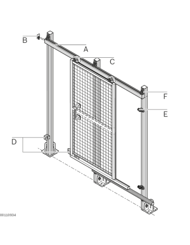 ✅ 3842557950 | RIEL DE PERFIL 30X45C 20X6070MM | Bosch Rexroth