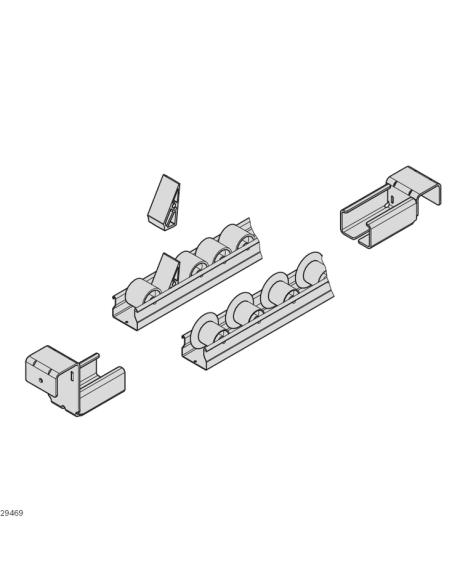 ✅ 3842993431 | TRAMO DE RODILLOS D28 ESD | Bosch Rexroth