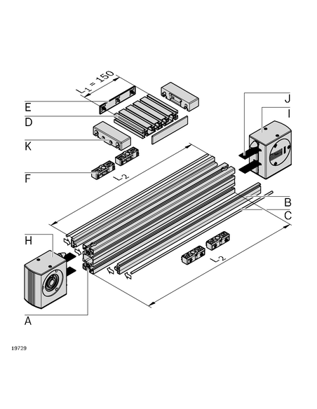 ✅ 3842992925 | PERFIL DE APRIETE LF6C | Bosch Rexroth