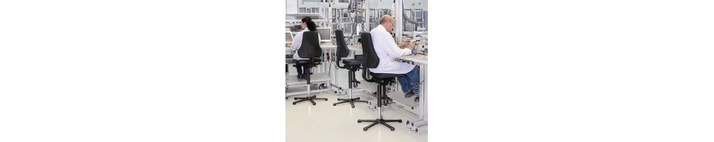 Swivel work chairs