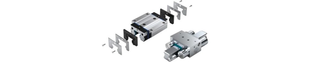 Accessories for roller rail systems